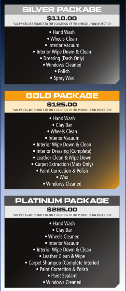 Walkers Mobile Detailing Prices